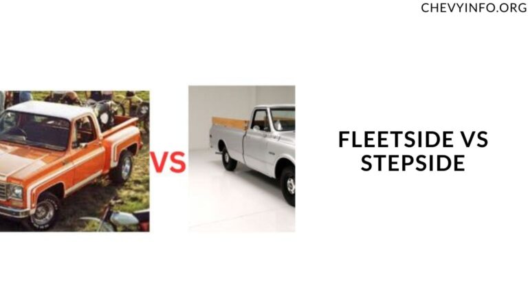 Fleetside VS Stepside