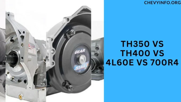 TH350 VS th400 VS 4l60E VS 700R4