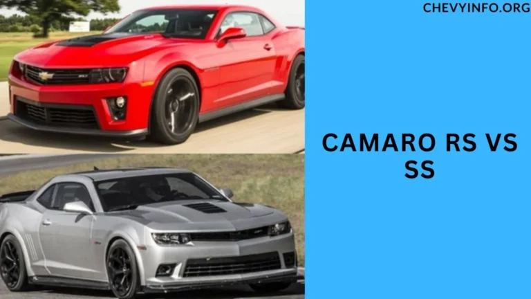 Camaro RS VS SS