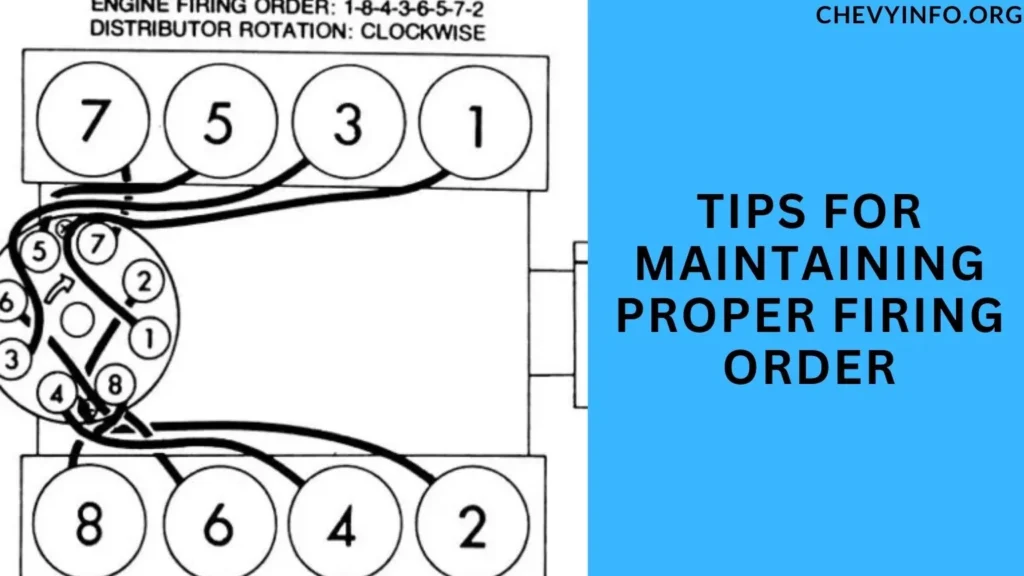 Tips for Maintaining Proper Firing Order