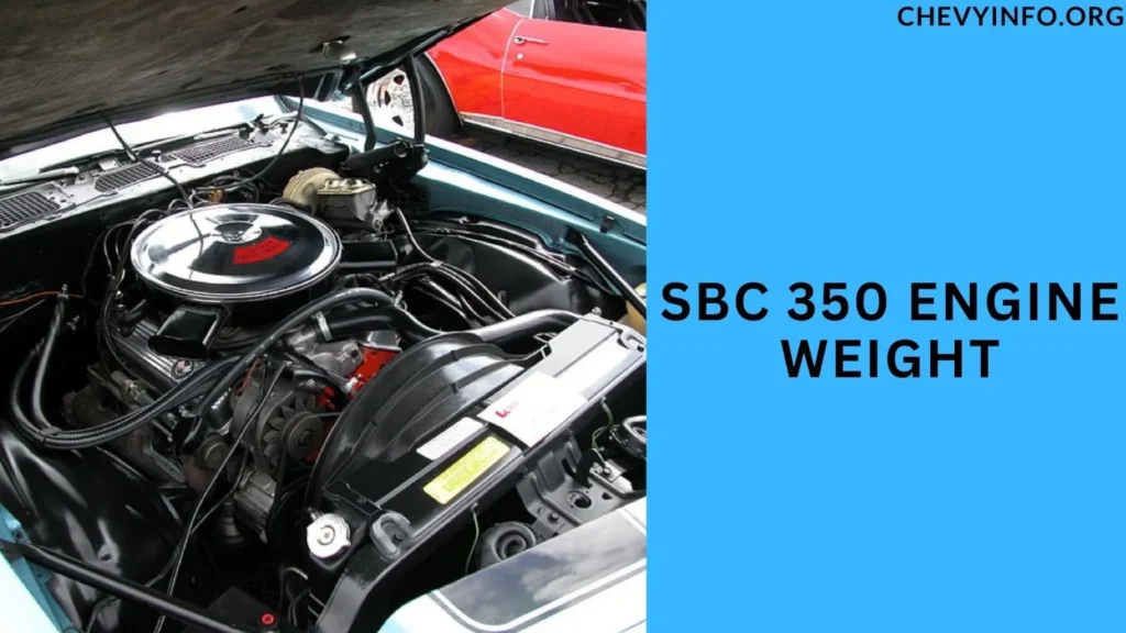 sbc 350 engine weight